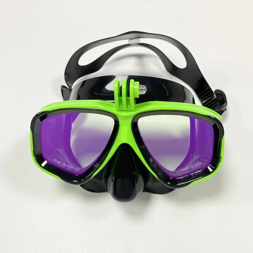 Camera Mount Silicone Diving Mask