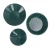 3PCS Gold Panning Pan Plastic Gold Washing Pan Kit Hand Operated Round