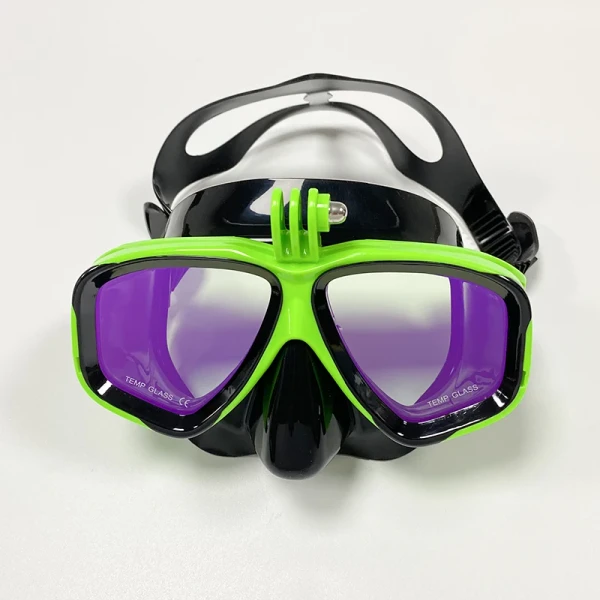 Camera Mount Silicone Diving Mask