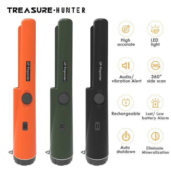Treasure Hunter GP Pointer Professional Handheld Metal Detector Finder