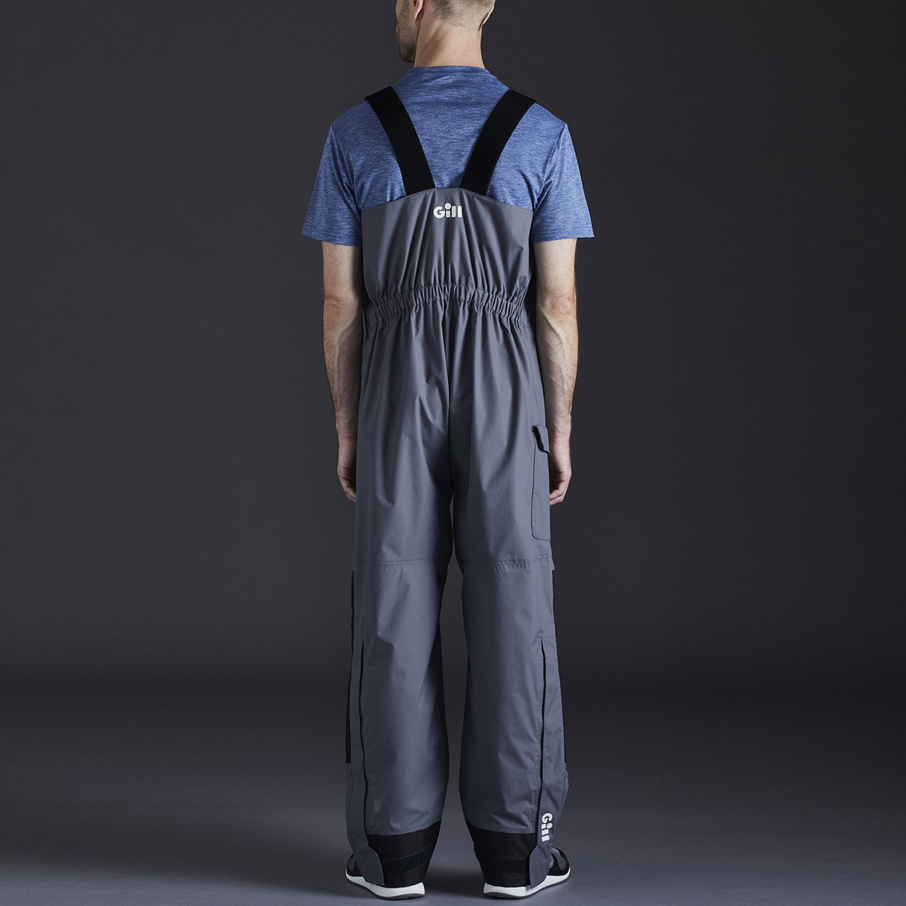 Gill Waterproof Fishing Bib Overalls Mens Large Navy Blue