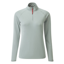 Women's UV Tec Zip Tee - Long Sleeve - UV009W-GRE14-1.jpg