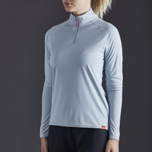 Women's UV Tec Zip Tee - Long Sleeve - UV009W-GRE14-MODEL-3.jpg