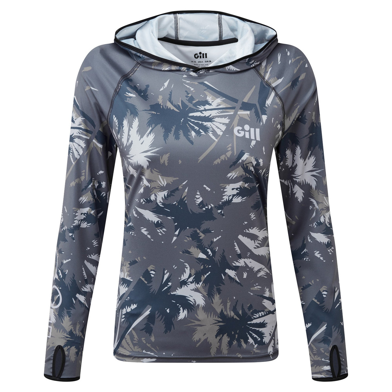 Women's XPEL® Tec Hoodie in Palm Print - Gill Fishing