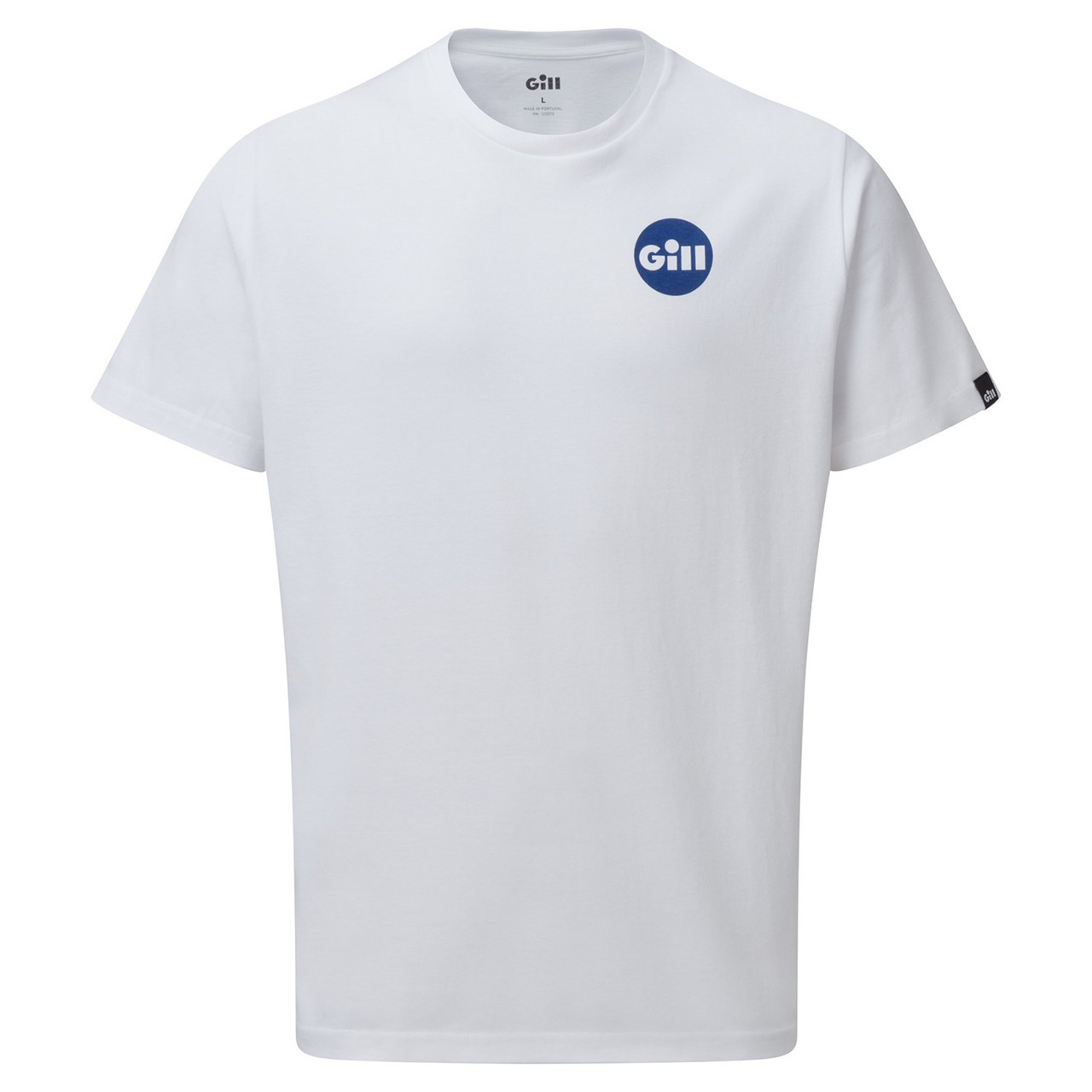 Gill Graphic T-Shirt in White/Chocolate