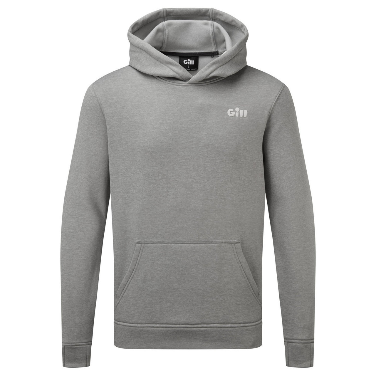 Langland Technical Hoodie in Grey Marl