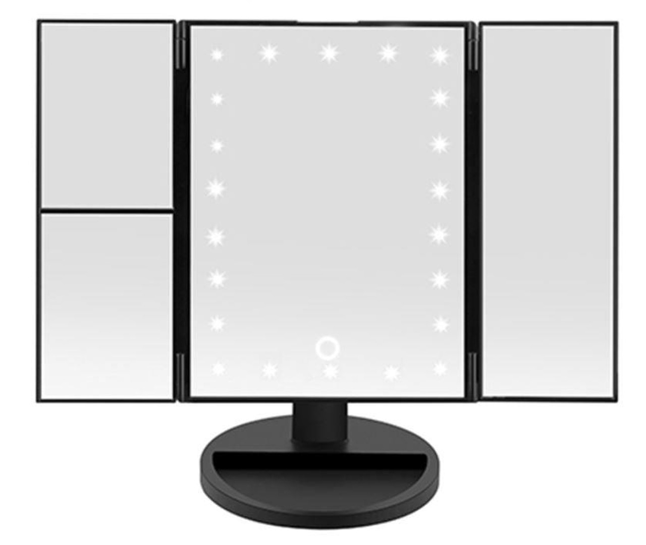 Miroir pliant double Beter Ohh ! Light Touch avec lumière LED rose 1pc