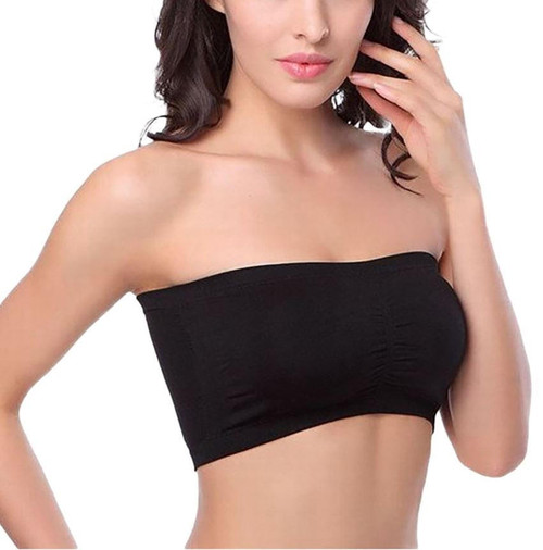 Brassière sans armatures Perfect Curves Noir - Lingerie Grande Taille