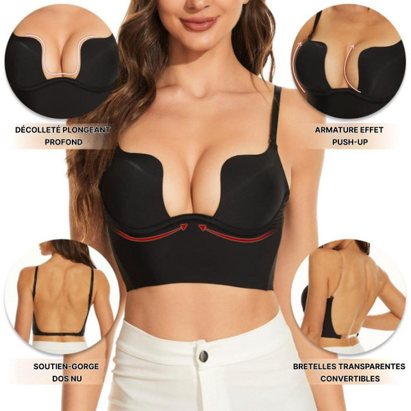 Soutien-gorge Dos Nu Pour Décolleté Plongeant Soutien-gorge Dos Nu Pour Décolleté Plongeant zaxx
