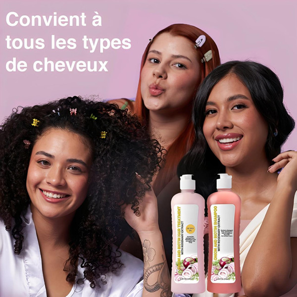 Shampooing À La Biotine Et À L'Oignon (Kit Complet) zaxx