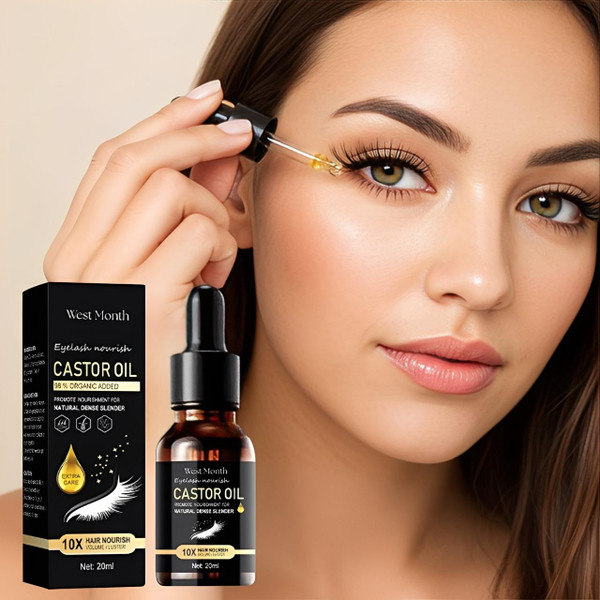 Sérum Pousse Cils À L'Huile De Ricin zaxx