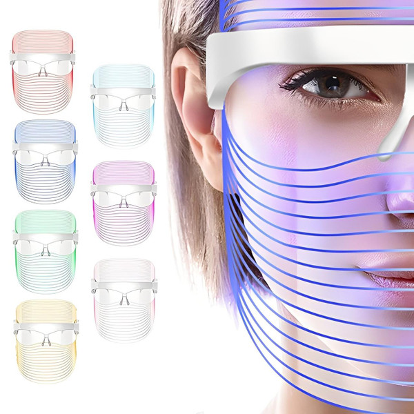 Masque LED Visage Luminothérapie Anti-Âge Masque LED Visage Luminothérapie Anti-Âge zaxx