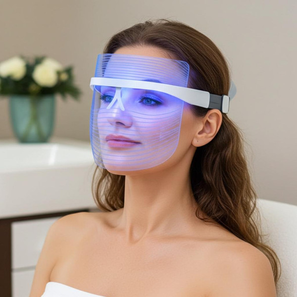 Masque LED Visage Luminothérapie Anti-Âge Masque LED Visage Luminothérapie Anti-Âge zaxx