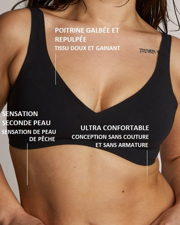 Soutien-Gorge Sans Armatures - Brassière Décolleté Soutien-Gorge Sans Armatures - Brassière Décolleté zaxx