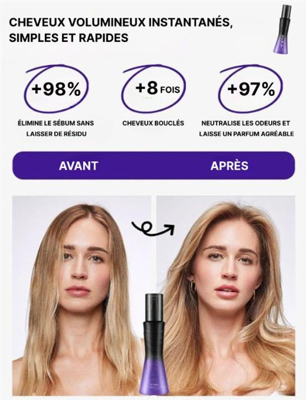 Spray Volume Cheveux Sans Rinçage - Effet Naturel Spray Volume Cheveux Sans Rinçage - Effet Naturel zaxx