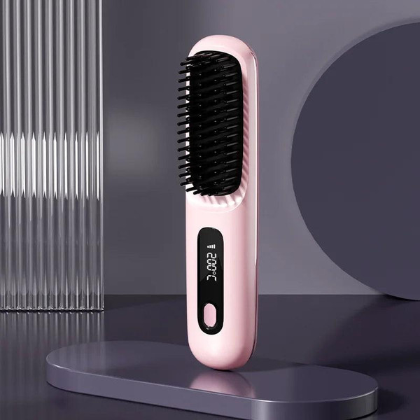 Brosse Chauffante Et Lissante 2-en-1 Brosse Chauffante Et Lissante 2-en-1 zaxx