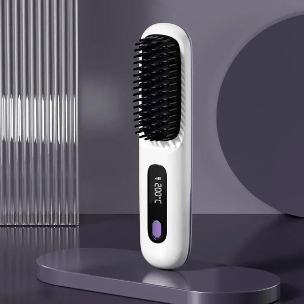 Brosse Chauffante Et Lissante 2-en-1 Brosse Chauffante Et Lissante 2-en-1 zaxx