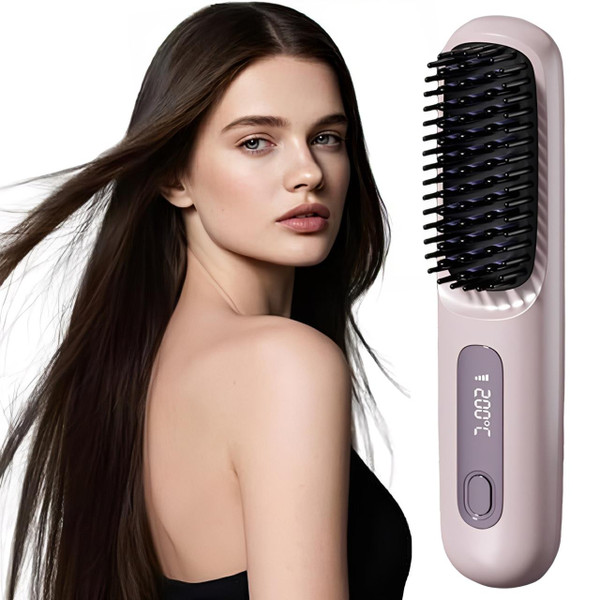 Brosse Chauffante Et Lissante 2-en-1 Brosse Chauffante Et Lissante 2-en-1 zaxx