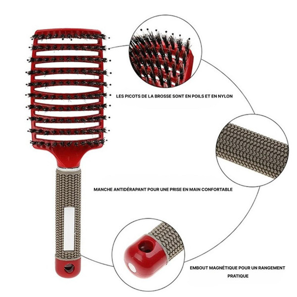 Brosse Démêlante Anti-Casse Professionnelle Brosse Démêlante Anti-Casse Professionnelle zaxx