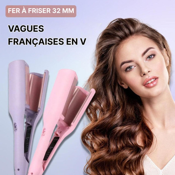 Boucleur Cheveux - Fer à Boucler Professionnel En V zaxx
