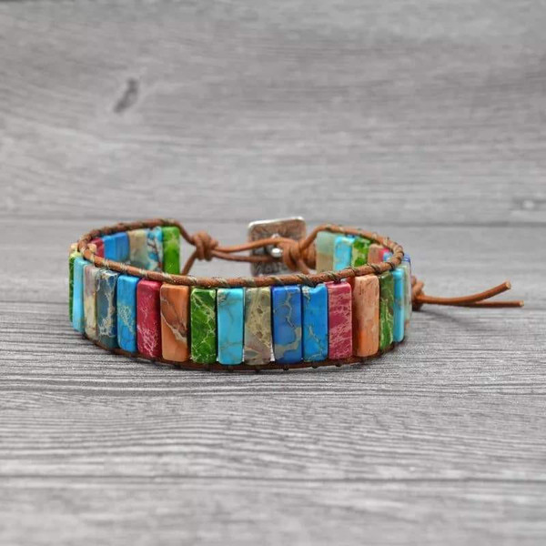 Bracelet de Positivite Rempli de Couleurs zaxx