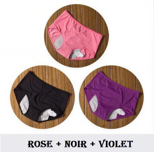 Culottes Menstruelles (lot de 3) zaxx