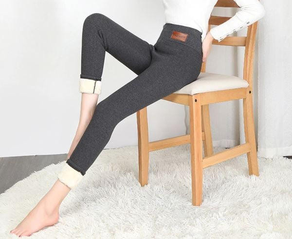 Legging en laine Polaire Femme pour Hiver