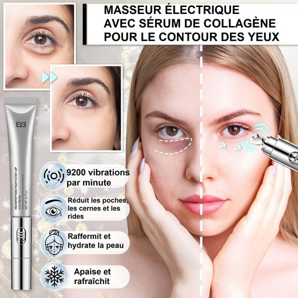 Masseur Electrique Avec Serum De Collagene Pour Le Contour Des Yeux zaxx