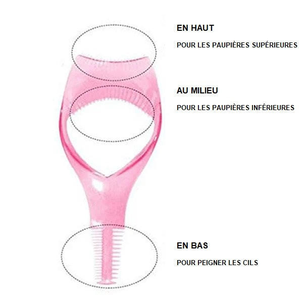 Applicateur De Mascara 3-en-1 zaxx