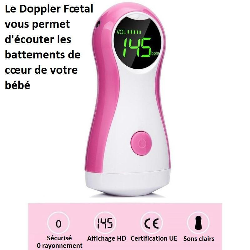 Moniteur de grossesse pour bébé à domicile, écran LCD portable à ultrasons  Doppler, cœur fœtal, sans rayonnement, stéthoscope – les meilleurs produits  dans la boutique en ligne Joom Geek