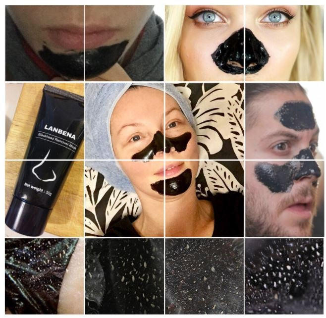 Masque Visage Au Charbon Noir - 20 Sachets - Anti Points Noirs Et Acné - Pour Tous Types De Peau - Neuf