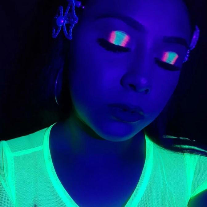 Maquillage Fluo - Fluorescent Visage