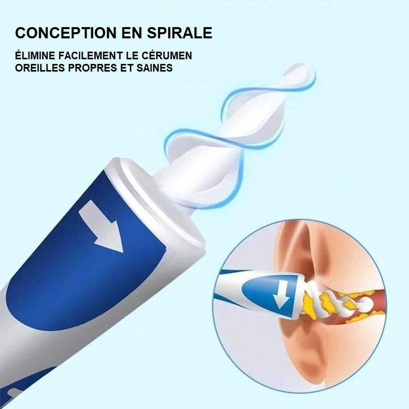 Khall lavage des oreilles, nettoyage des oreilles nettoyeur de boule de  lavage de la poussière de silicone pompe de soufflage d'air outil de soins  de santé de l'oreille 