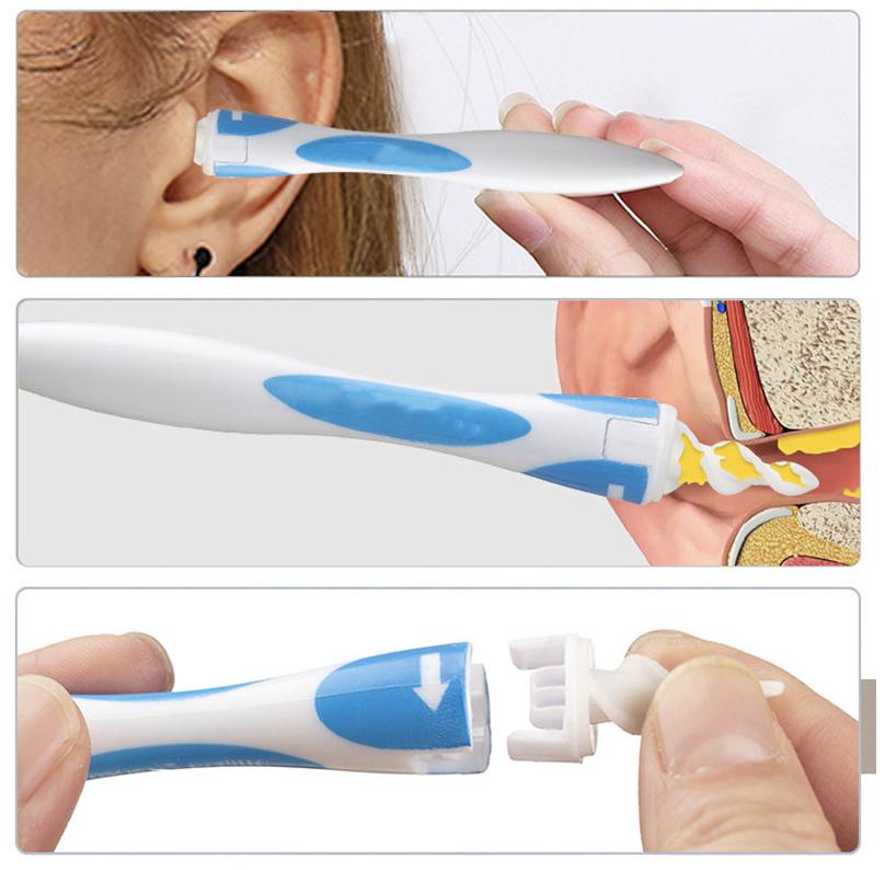 Kit De Nettoyage De Cérumen D'Oreille Avec 16 Embouts Lavables ( Coton Tige  ) - Prix en Algérie