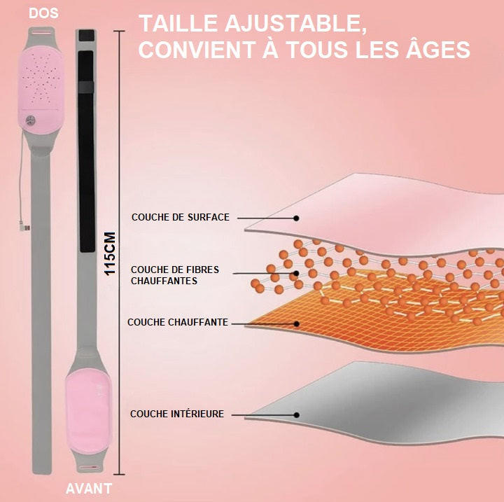 Ceinture chauffante : solution idéale contre les douleurs