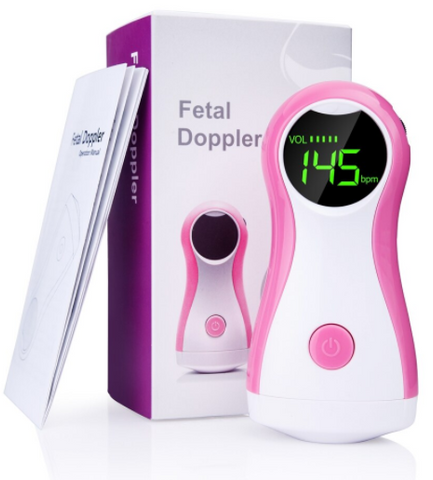 Doppler Fœtal à Domicile pour Grossesse Moniteur de Fréquence Cardiaque  Bébé son fœtal Détecteur Bébé de Grossesse, Bleu - Cdiscount Puériculture &  Eveil bébé