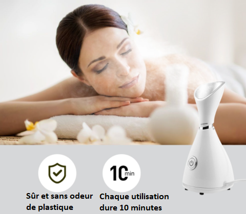 Vapeur Facial, Nano Ionic Vapeur Visage Soins Personnels De La Peau Facial  Steamer Pour Nettoyage En Profondeur Et Blackheads Soins Thermique Vapeur P