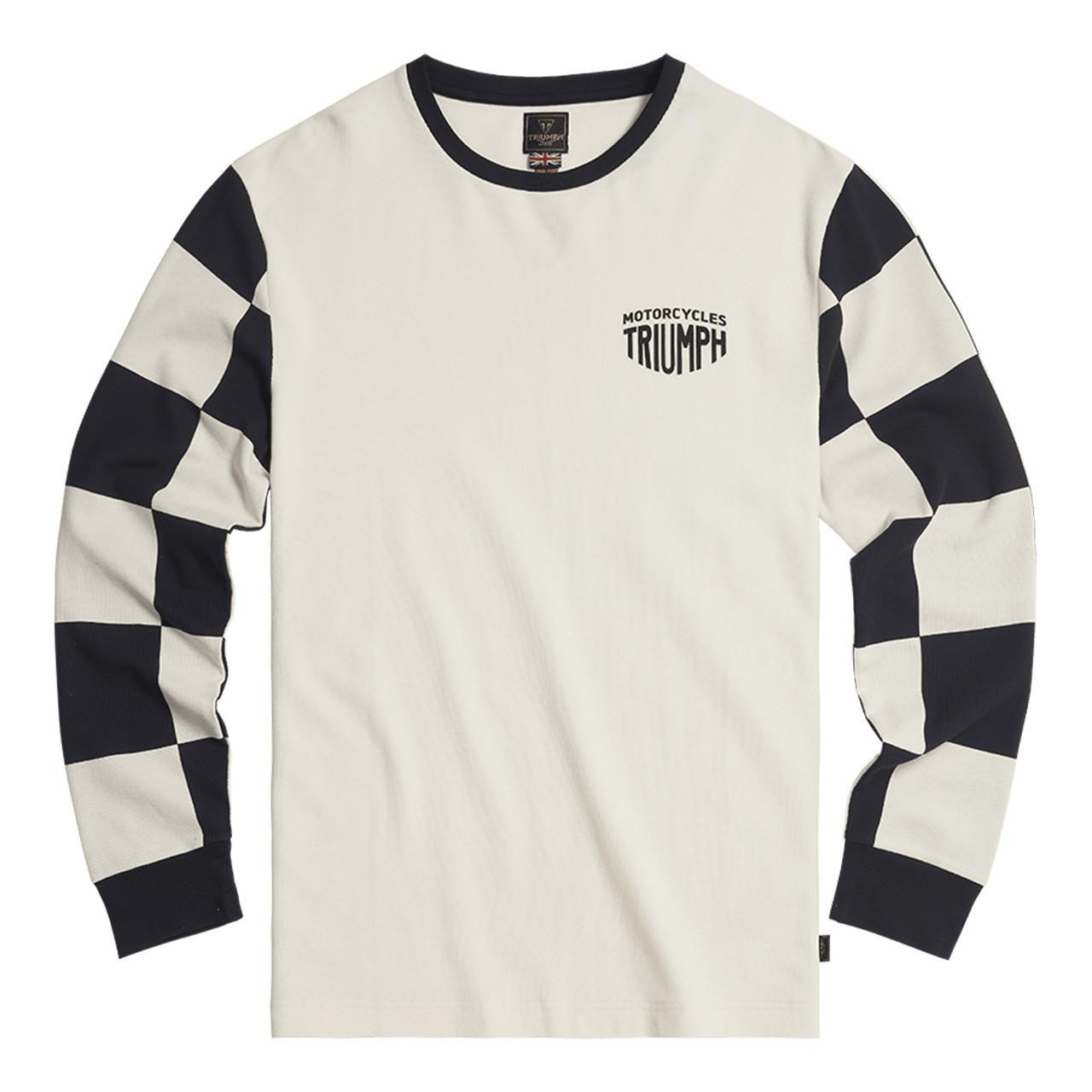 ◼️BOOTLEGGAERS◼️TRIUMPH 半袖Tシャツ: M Ditchling Back Logo Pocket T-shirt in Navy |Casual Clothing