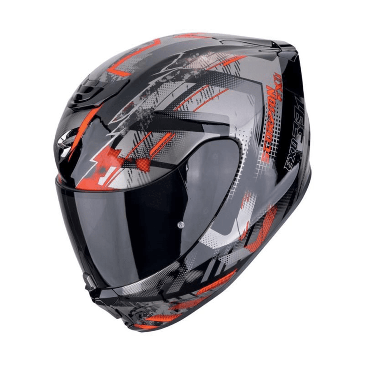 Scorpion | EXO 391 Clutter Black/Red Helmet | Webbs