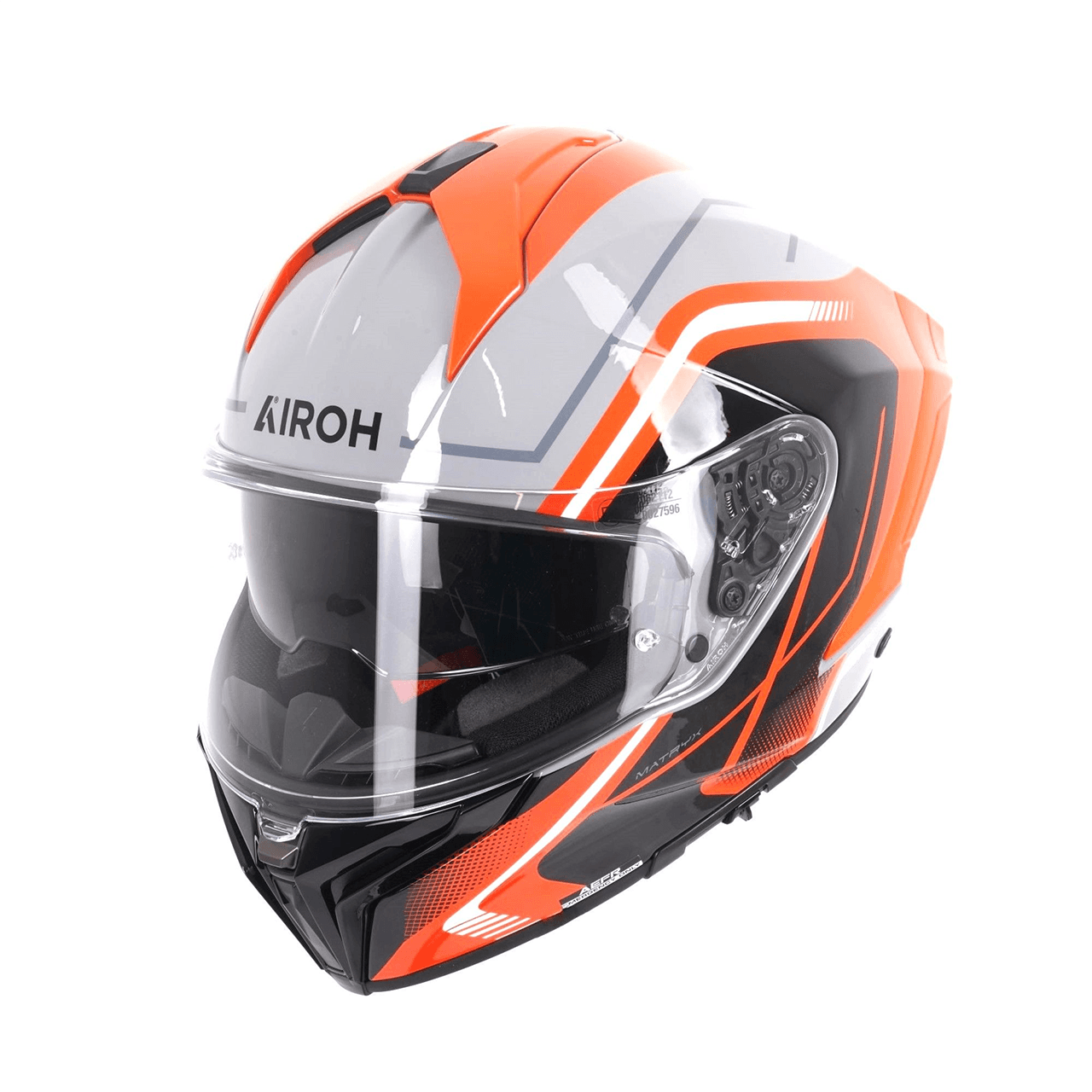 AIROH MATRYX HELMET - WIDE ORANGE GLOSS | Webbs AIROH MATRYX HELMET - WIDE ORANGE GLOSS | Webbs