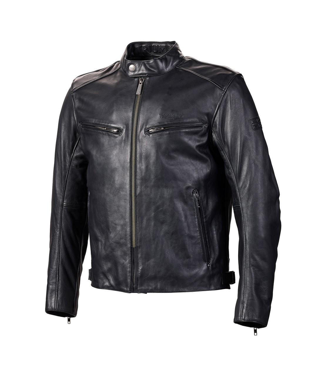 Triumph Copley Leather Jacket Black Webbs