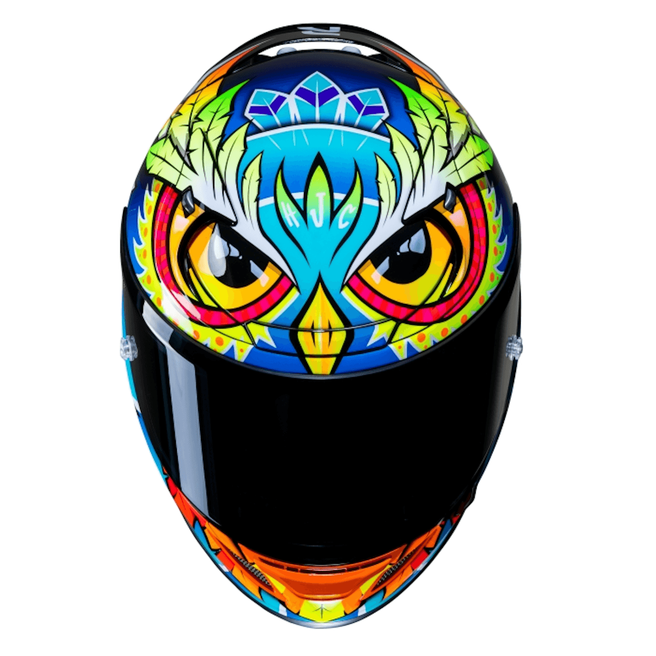 HJC | RPHA 12 SPASSO MC3H – BLUE / ORANGE / YELLOW – FULL FACE | Webbs