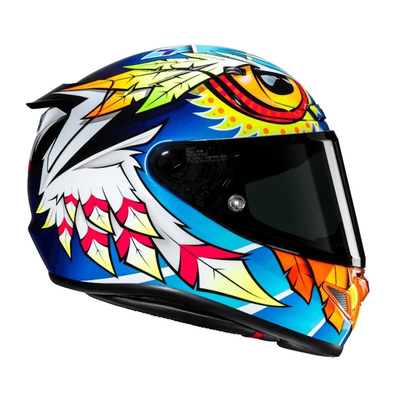 HJC | RPHA 12 SPASSO MC3H – BLUE / ORANGE / YELLOW – FULL FACE | Webbs