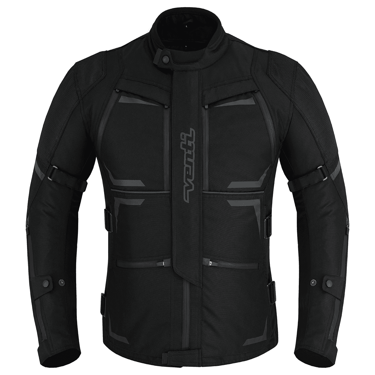 Mens Motorcycle Jackets | Venti Channel 2.0 Jacket Black | Webbs