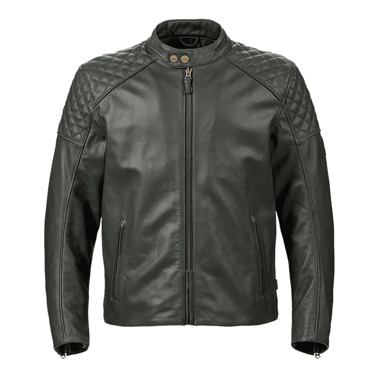 TRIUMPH BRADDAN JACKET RACING サイズM Triumph | BRADDAN LEATHER MOTORCYCLE JACKET RACING GREEN | Webbs