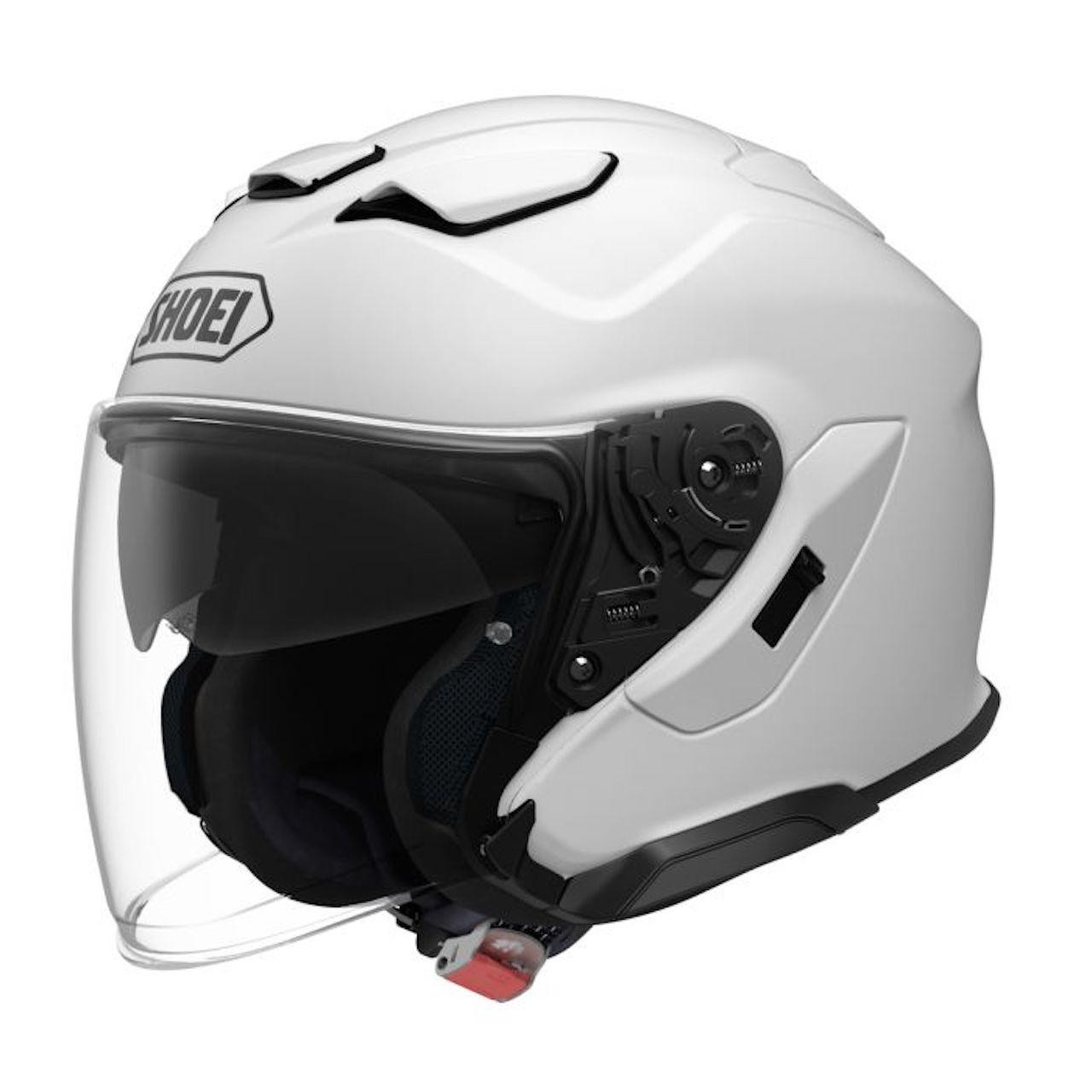 Shoei | j-cruise 3 – plain white – open face helmet | Webbs