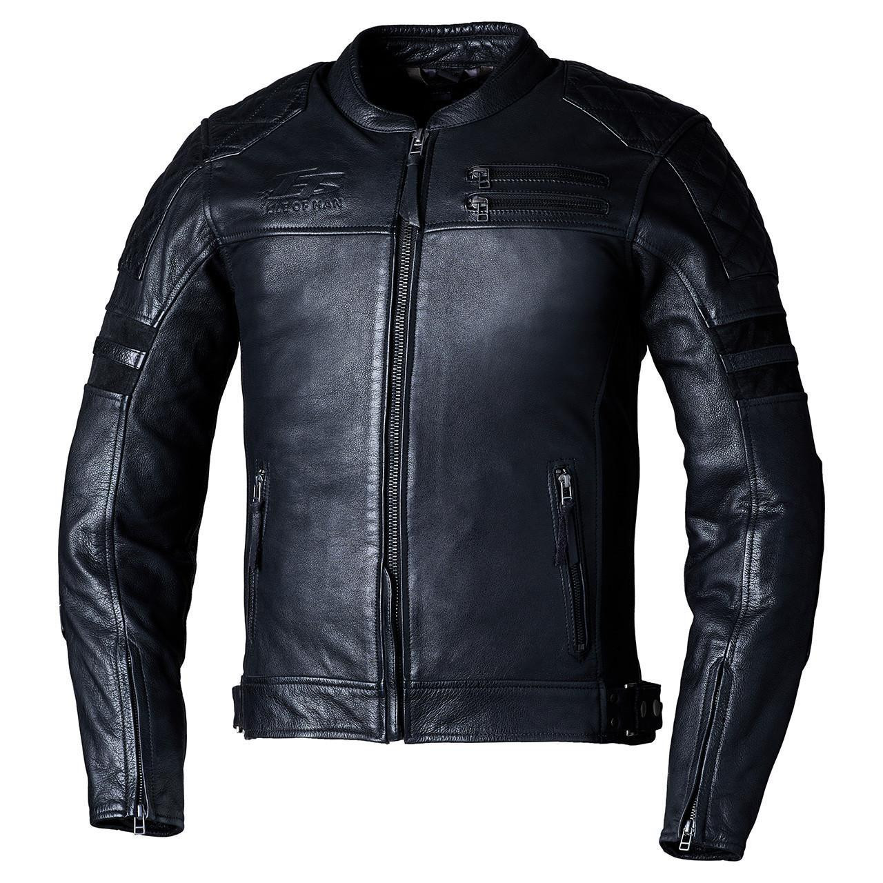 RST |rst-hillberry-d3o-leather-jacket-black | Webbs