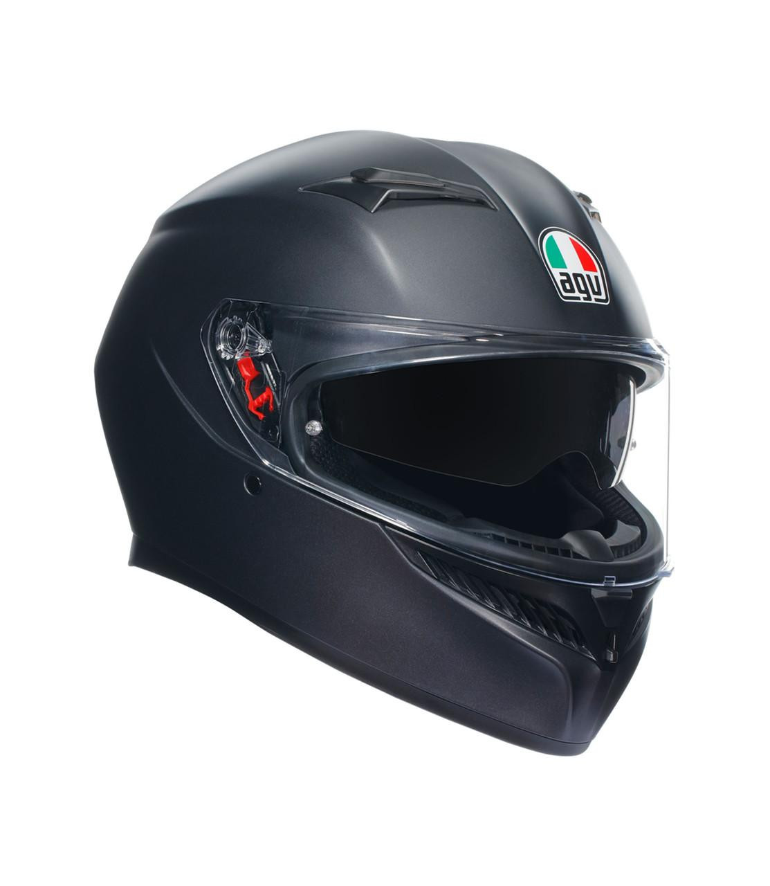 AGV | K3 Full Face Helmet Matt Black | Webbs