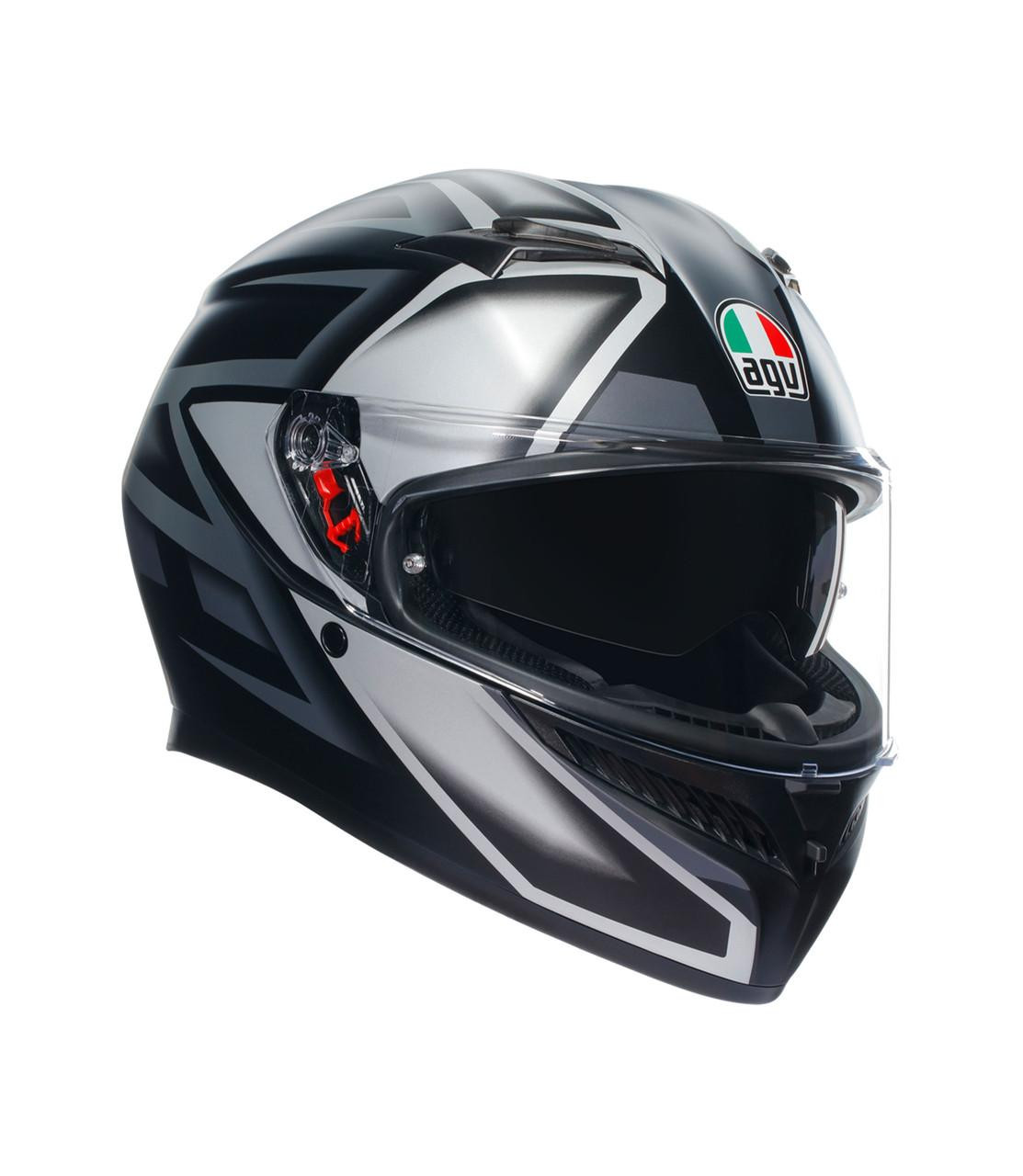 AGV K3 Compound Full Face Helmet Grey Webbs - Main Image