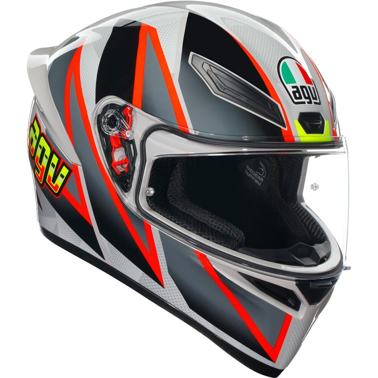 AGV | K1-S BLIPPER GREY/RED | Webbs